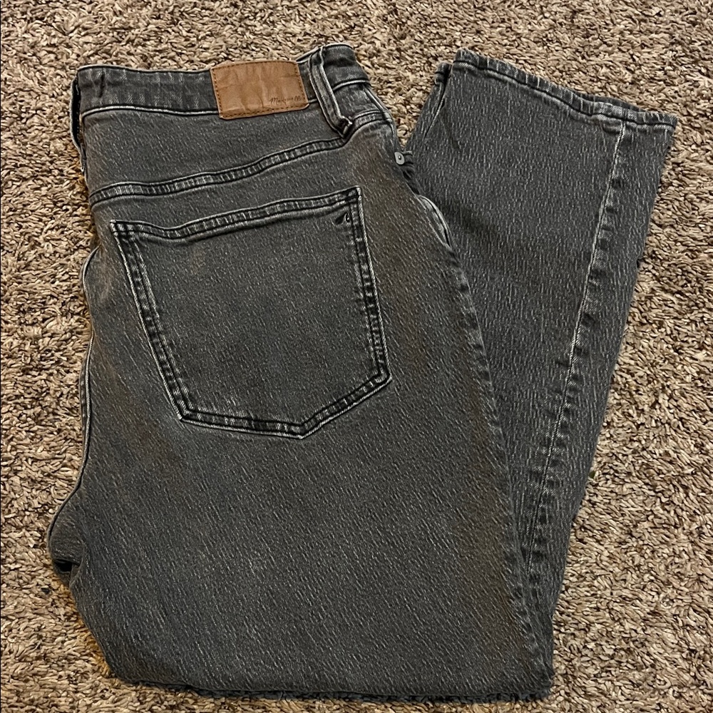 Madewell Grey The Curvy Perfect Vintage Jean